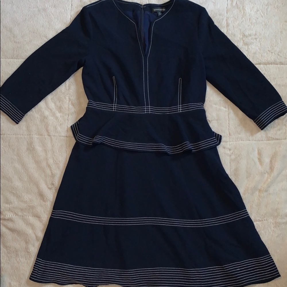 Banana Republic navy dress